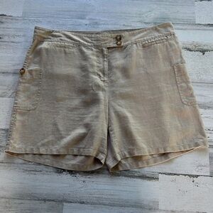 Nautical Linen Shorts‎